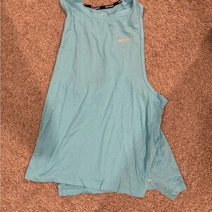 blue nike tank top